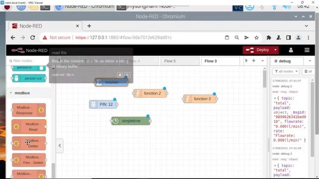 Water flow sensor raspberry pi node red LCD | Flow meter YF-S201 Node red смотреть онлайн