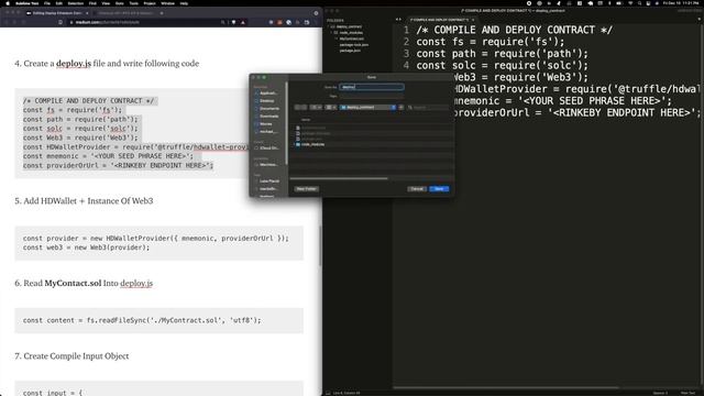 Deploying Ethereum Smart-Contract With Nodejs смотреть онлайн