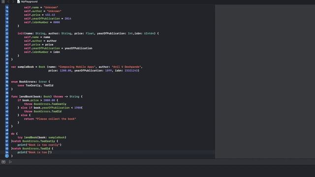 Swift Tutorials - Part 35, Errors with Enumerations | Error Handling смотреть онлайн