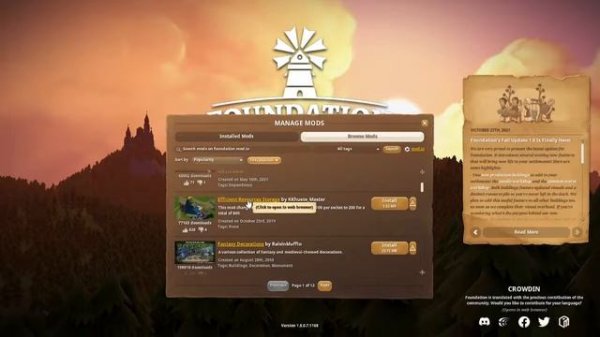 Foundation Game Tutorial | How To Get Mods