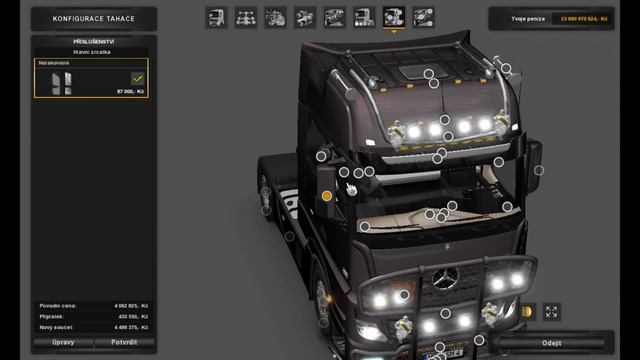 [ETS2]Euro Truck Simulator 2 Mercedes Actros MP4 Tuning