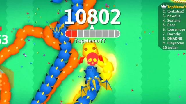 Snake.io - New Event Train Your Dragon - Unlocked Skins Lil Firespitter and Flametongue #83 смотреть онлайн