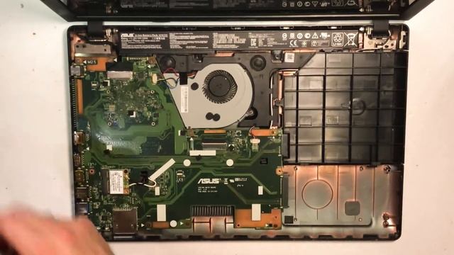 Как разобрать ноутбук Asus X551m для чистки от пыли