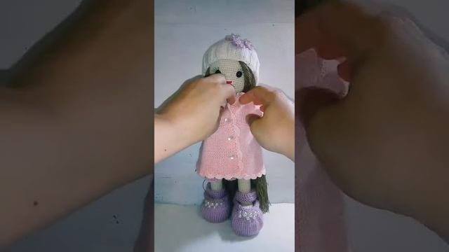 Кукла вязаная, тильда, вязание крючком, одежда для кукол смотреть онлайн
