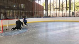 БРОСОК,ЩЕЛЧОК С КОЛЕНА В ХОККЕЕ!