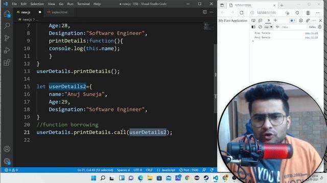 Call, apply & Bind in JavaScript - Front End Interview ? Episode 4 - In 20 Minutes смотреть онлайн