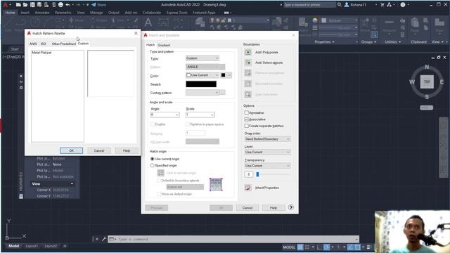 AutoCAD How To Add Hatch Patterns With Custom Tool смотреть онлайн