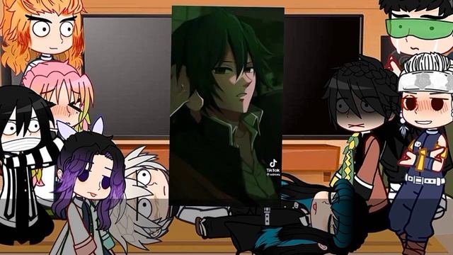 Хашира реагируют на Гию Томиоку|1/9|kaori|Demon Slayer|