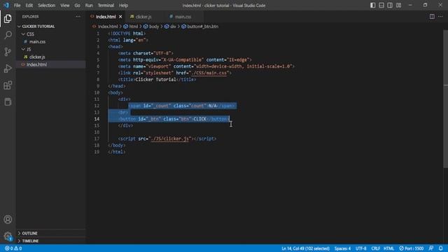 How to Make A Clicker Game! Using HTML, CSS, JAVA SCRIPT | ep. 1 смотреть онлайн