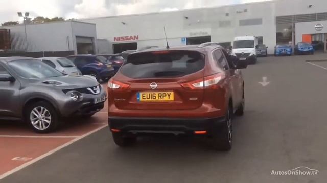 NISSAN QASHQAI N-CONNECTA DIG-T XTRONIC RED 2016 смотреть онлайн