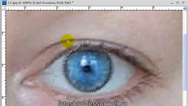 Смена цвет глаз в фотошопе. [ http://fotoshop-lesson.net.ru/ ] смотреть онлайн