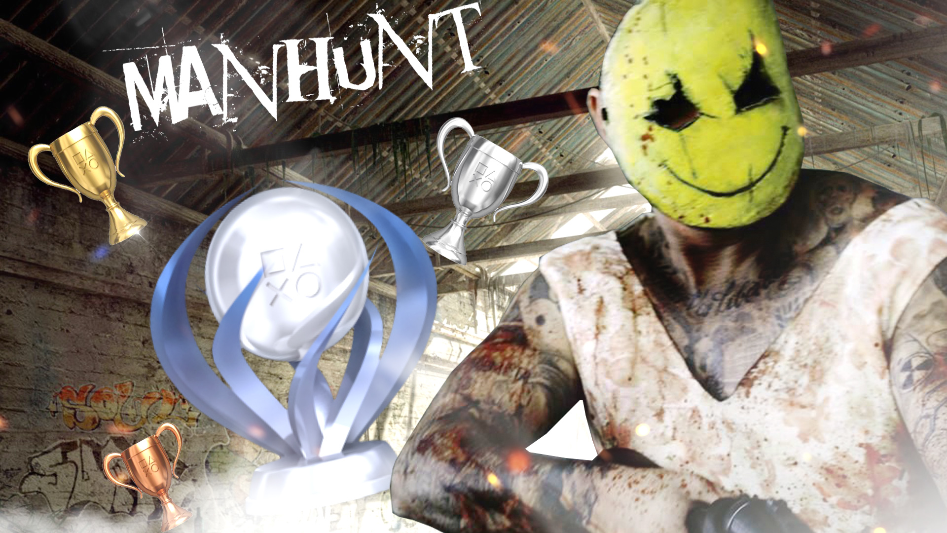 Платина в Manhunt 100% ДОСТИЖЕНИЙ!