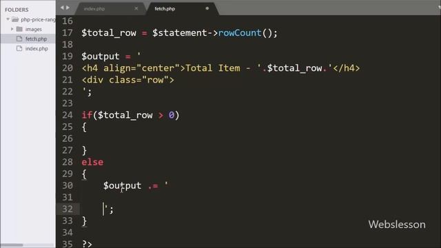JQuery Price Range Slider with PHP using Ajax смотреть онлайн
