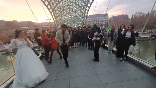 Tbilisi 2022 Лезгинка в центре Тбилиси