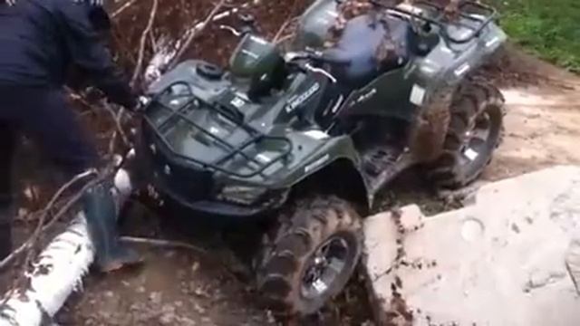 Suzuki KingQuad 700 Первый квадрик ! смотреть онлайн