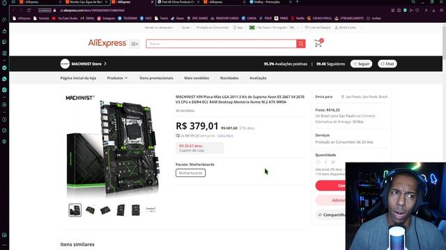 URGENTE! RX 580 DO BRASIL VOLTOU! E TROUXE O XEON TAMBÉM! COMPRAR DO ALI SEM TAXA VIROU REALIDADE! смотреть онлайн