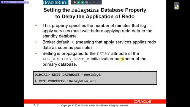 Chapter 17 || Optimizing a Data Guard Configuration смотреть онлайн