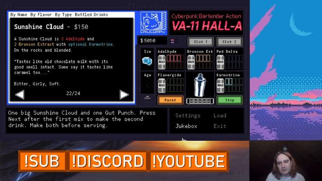 Let's Play VA-11 Hall-A: Cyberpunk Bartender Action - Day 2: *Kira* Miki смотреть онлайн