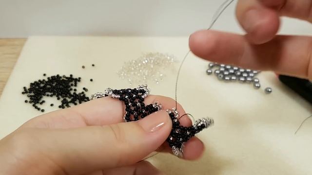 Beaded Necklace/Pearl Necklace/Beaded Necklace/Diy Pearl Necklace/Handmade/Колье из бисера/Колье