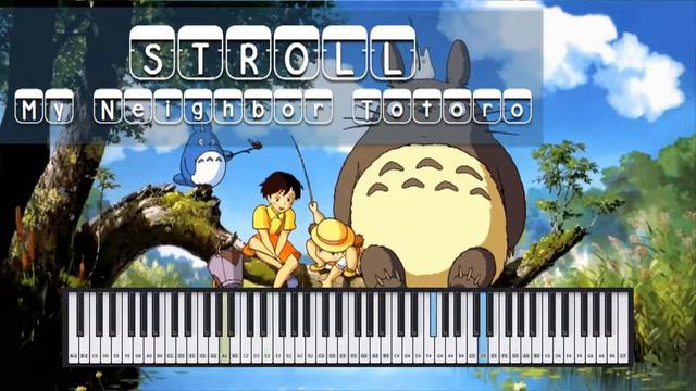 Piano Tutorial Stroll My Neighbor Totoro смотреть онлайн
