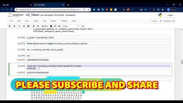 logistic regression machine learning project in Telugu | logistic regression in python смотреть онлайн