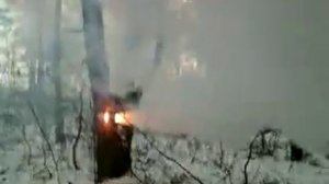 Аэрозольное пожаротушение.Испытание