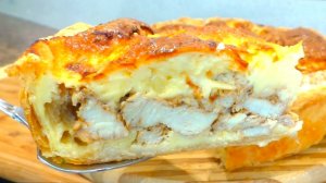 Скорый пирог с сочной курочкой! Очень Вкусно!