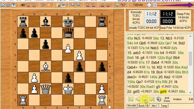 Echecs Komodo and deep fritz 2013 12 08 1 0 8 смотреть онлайн