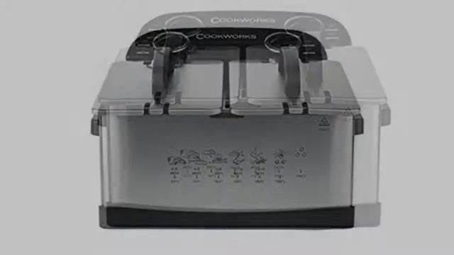 Cookworks Twin Professional Fryer - Stainless Steel смотреть онлайн