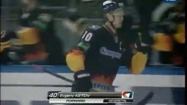 Северсталь - СКА 18.11.2012: гол Евгения Кетова смотреть онлайн