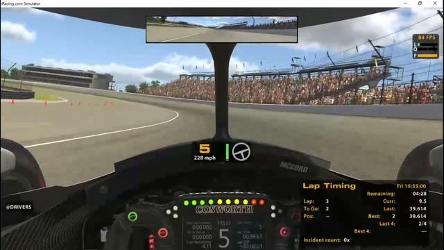 iRacing 2020 Indy 500 Qualifying Open setup смотреть онлайн