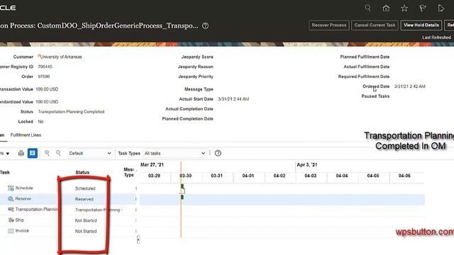 Oracle Order Management to GTM OTM and Shipping (WSH) Integration смотреть онлайн