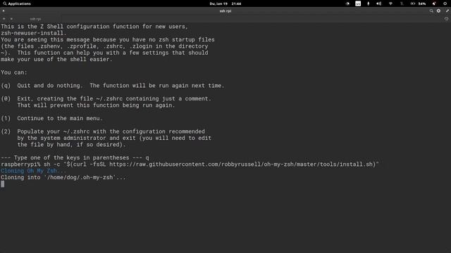 Installing oh-my-zsh on raspberrypi rpi смотреть онлайн