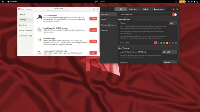 Risi OS 37. A Fedora Linux Mint-je. смотреть онлайн