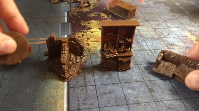 Mantic Terrain Crate 2 Scatter Terrain Unboxing смотреть онлайн