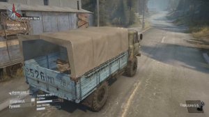 Катаемся в игре MudRunner на старой доброй ШИШИГЕ газ 66.мультик игра про грузовую машину. бибика