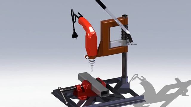 Самодельная стойка для дрели. Своими руками.Часть 1.Drill stand смотреть онлайн