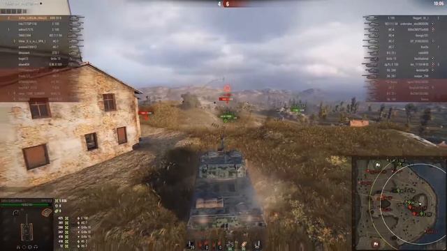 WOT Best Fights AMX 50 B - Лучший бой на карте Утёс * 8 фрагов - 10К урона! смотреть онлайн