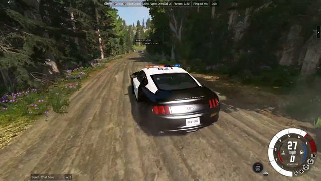 STRANGEST POLICE CHASE EVER! - BeamNG Multiplayer Mod Gameplay смотреть онлайн