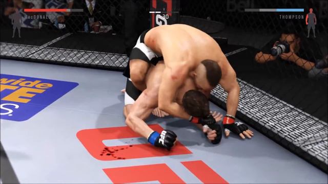 EA UFC 2 (PS4) Rory MacDonald vs Stephen Thompson смотреть онлайн
