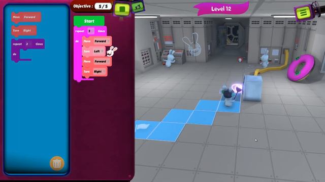 Rabbids Coding #2 - Уровни средней ушастости