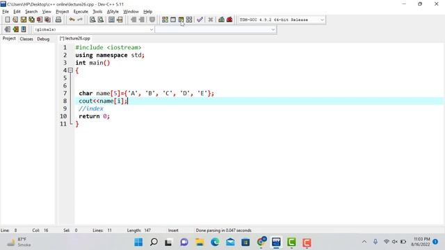 C++ Character arrays: How to create, initialize, and use them | Lecture 16 смотреть онлайн