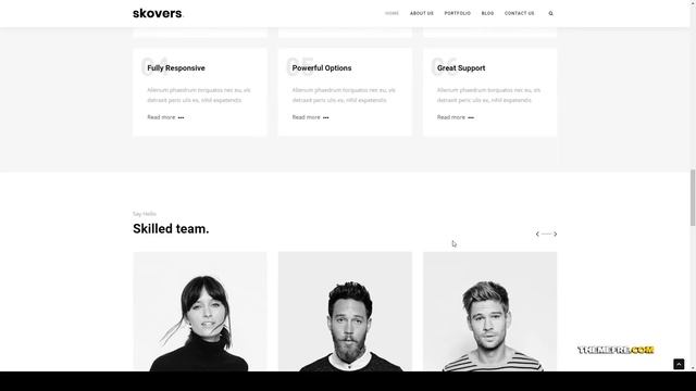 Hidaka - Minimal Portfolio WordPress Theme freelancer multiuse смотреть онлайн