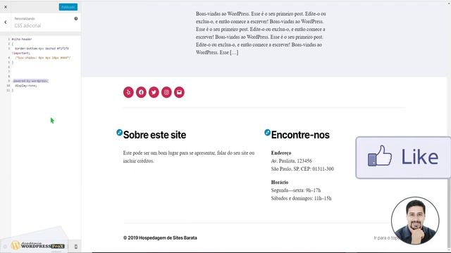 Como Remover o Link do “Powered By Wordpress” do Rodapé de Temas Gratuitos Via CSS e Plugin смотреть онлайн