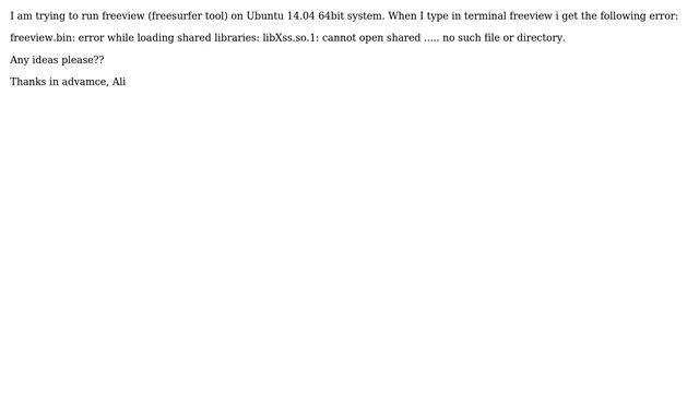 Ubuntu: Error while loading shared libraries: libXss.so.1 смотреть онлайн