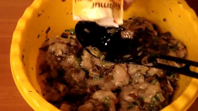 Рубленые куриные котлеты с грибами. Оладьи из куриного филе/Chopped Chicken Cutlet With Mashrooms