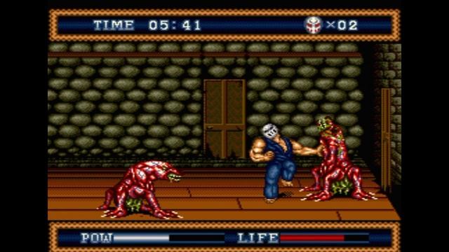 Sega Mega Drive 2 (Smd) 16-bit Splatterhouse 3 Stage 4