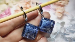 1 день и СЕРЬГИ из эпоксидной смолы своими руками готовы!!! Красивая Бижутерия ручной работы DIY