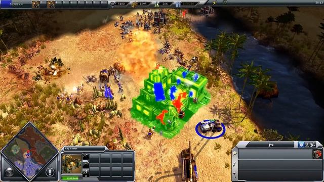 MIDDLE EAST VS THE WEST! ADVANCE FROM ANCIENT TO FUTURE - Empire Earth 3 Gameplay смотреть онлайн