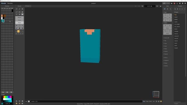 Мастер-класс по программе MagicaVoxel (Часть 2) смотреть онлайн
